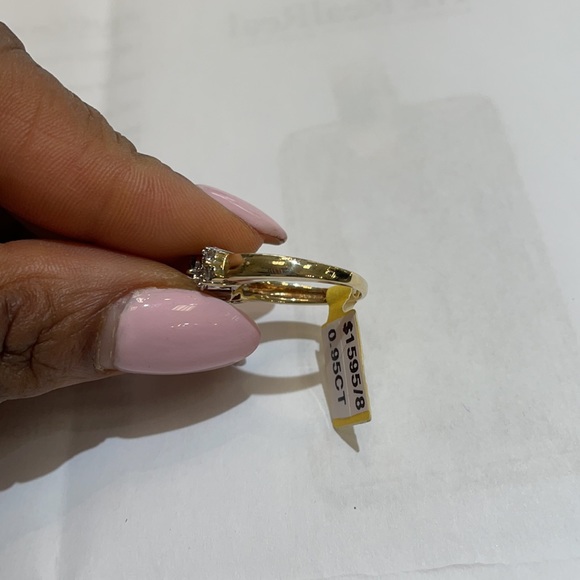 14k diamond cocktail ring - Picture 9 of 12